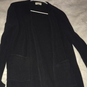 Black cardigan